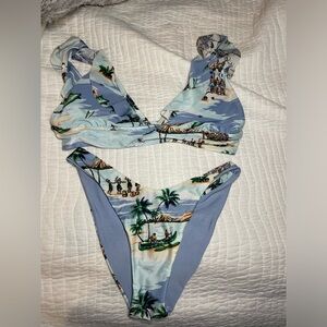 Aerie swim suit XL top, M bottoms